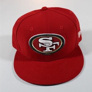 49ers New Era Fitted Cap Size 7 3/8